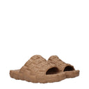 Fendi Eva Men's Clogs And Mules Rubber Brown/Mud