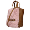 Marni Handtasche Damen Leder Rosa/Braun