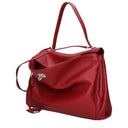Balenciaga Damens Rodeo Umhängetasche Rot/Kirschleder
