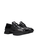Prada Mocassins Re Edition 1999 Women's Leather Black