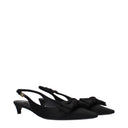 Dolce&Gabbana Women's Satin Black Sandals