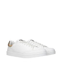 Burberry Men's Sneakers White/Sand Leather