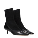 Jacquemus Damens Stiefeletten aus schwarzem Wildleder