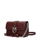 Pinko Love Borsa a Tracolla Donna Pelle Rosso/Borgogna