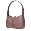 Saint Laurent Le 5 à 7 Women's Handbag In Pink/Elderberry Satin