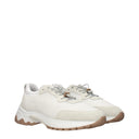 Eleventy Sneakers Men's Fabric White/Light Beige