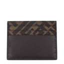 Fendi Men's Document Holder Fabric Brown/Ebony