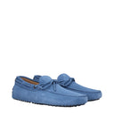 Tod's Men's Suede Blue Loafers