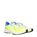 Męskie trampki Lanvin Runner, żółto-zielone, fluorescencyjne