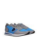 Philippe Model Sneakers Trpx Herrens Stoff Blau/Grau