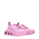 Salvatore Ferragamo Sneakers Nima Knit Women's Fabric Pink/Bubble