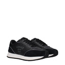 Versace Men's Sneakers Black Leather