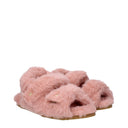 Max Mara Sandyc Women's Eco Fur Sandals Pink/Blush