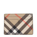 Burberry Document Holder Women Fabric Beige/Sand