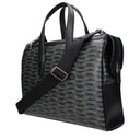 Pineider Men's Work Bags Leather Black/Green