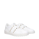 Valentino Garavani Men's White Leather Sneakers