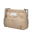 Maison Margiela Women's Beige Leather Crossbody Bags