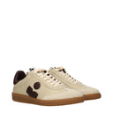 Isabel Marant Bryce Donna Ledersneaker Beige/Schokolade