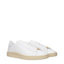 Valentino Garavani Herrens Weiße Ledersneaker