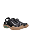 Zapatillas y zuecos Fendi para hombres Cuero Negro
