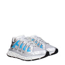 Versace Trigreca Sneakers Herren Stoff Silber/Blau