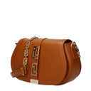 Versace Women's Brown/Caramel Leather Shoulder Bag