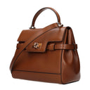 Max Mara Damens Handtaschen aus braunem Leder