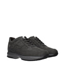 Hogan Interactive Men's Sneakers Suede Gray/Taupe