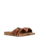Isabel Marant Slippers And Clogs Jaso Women's Leather Brown/Cognac