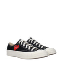 Comme Des Garçons Sneakers Converse Herrens Stoff Schwarz