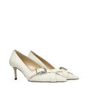 Jimmy Choo Alix Damens Weiße/Latte-Pumpe
