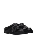 The Attico Slippers And Clogs Robin Women Leather Black