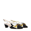 Valentino Garavani Women's Sandals Fabric Black/Multicolor