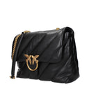 Pinko Love Shoulder Bags Women Leather Black