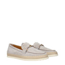 Tod's Women's Suede Gray Loafers