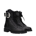 Jimmy Choo Cheri Damens Stiefel aus schwarzem Leder