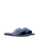 Givenchy Slippers And Clogs Women Fabric Blue/Denim