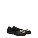 Tory Burch Mujers Bailarinas de Piel Negro