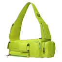 Balenciaga Superbusy Shoulder Bags Women Leather Yellow/Fluo Yellow