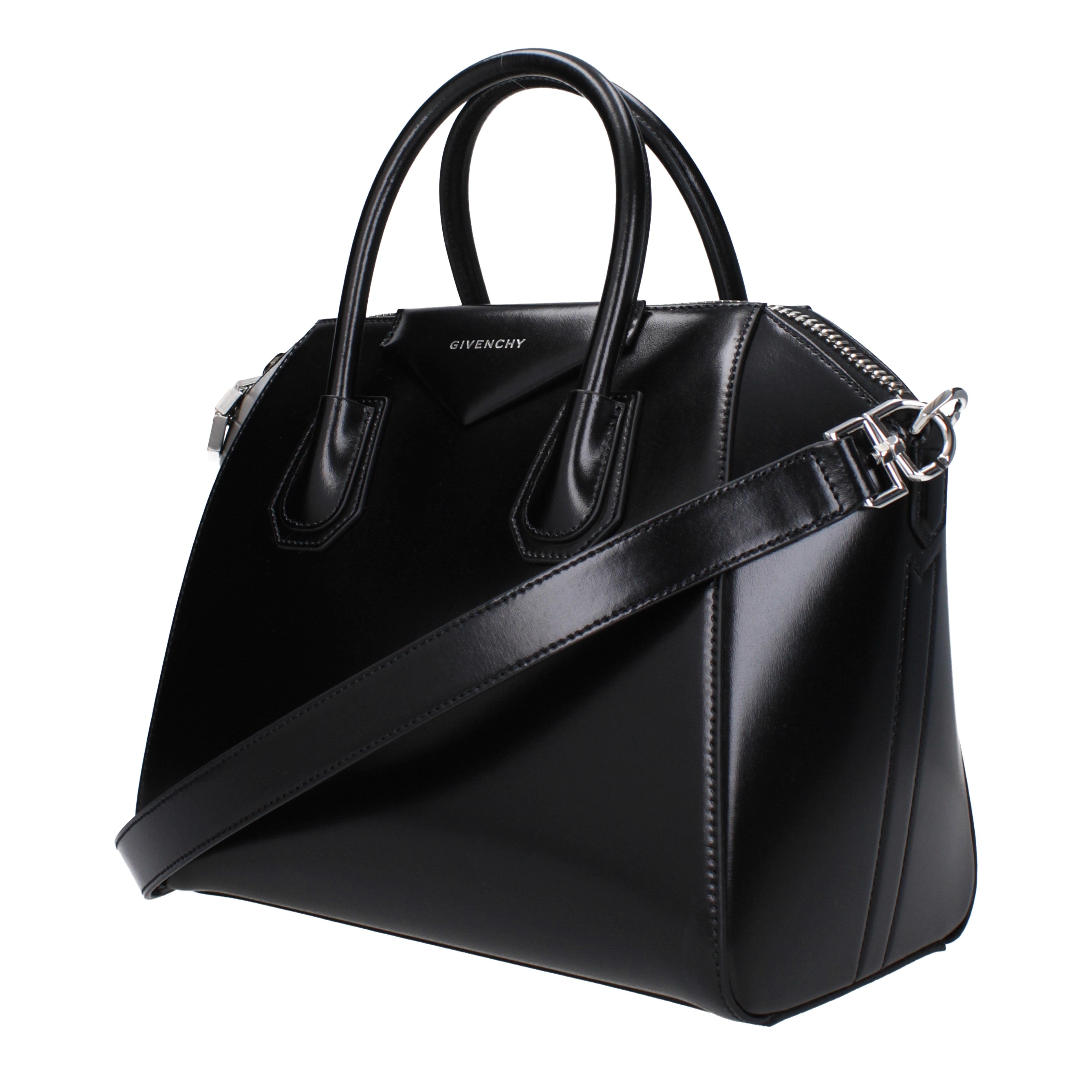 Givenchy Antigona Damens Handtasche aus schwarzem Leder