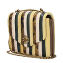 Tory Burch Kira Femmes Sac Bandoulière Cuir Jaune/Vert