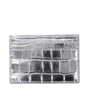 Versace Women's Silver Leather Document Holder
