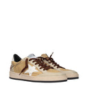 Golden Goose Ball Star Men's Sneakers Suede Beige/Latte