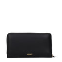 Versace Women's Wallet Leather Black