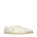 Prada Herrens Sneakers Stoff Weiß/Elfenbein