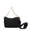 Versace Women's Hobo Handbag Black Fabric