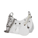 Balenciaga Le Cagole Women's Crossbody Bag White/Optical White Leather