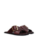 Loewe Chaussons Et Sabots Femme Cuir Rouge/Bourgogne