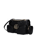 Gucci Women's Marmont Leather Shoulder Bag In Black