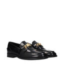 Versace Men's Loafers Black Leather